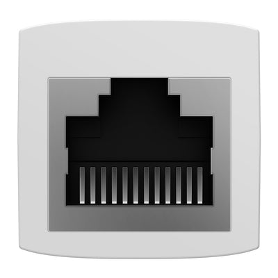 Network coupler Ethernet RJ-45 cable connector Baseus AirJoy Series 10 pcs - white