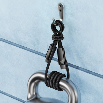 Baseus Tungsten Gold CAWJ040201 USB C - USB C Cable 480Mb/s 240W 3m - Black