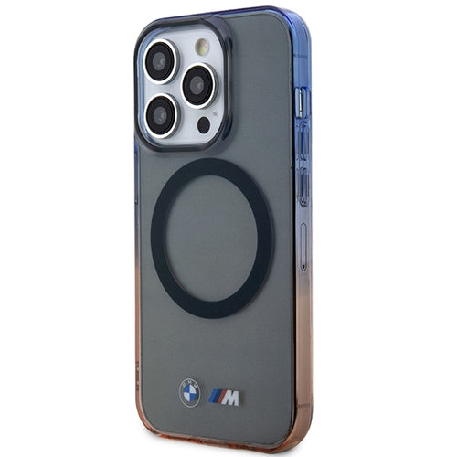 Case BMW BMHMP14LHTGE iPhone 14 Pro 6.1" grey/grey hardcase Gradient Bumper MagSafe