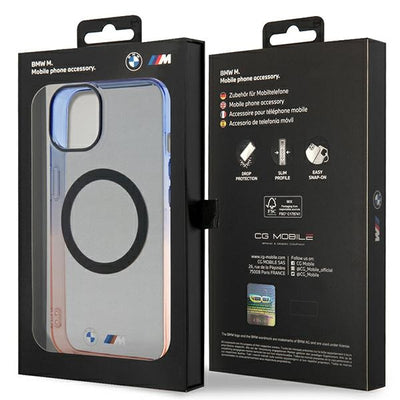 Case BMW BMHMP14SHTGE iPhone 14 6.1" grey/grey hardcase Gradient Bumper MagSafe