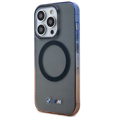 Case BMW BMHMP14XHTGE iPhone 14 Pro Max 6.7" grey/grey hardcase Gradient Bumper MagSafe