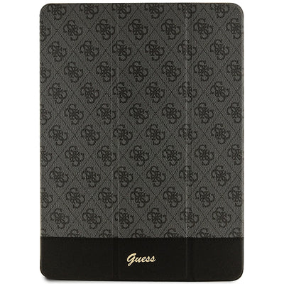Etui Guess 4G Stripe Allover na iPad Pro 12.9" - czarne