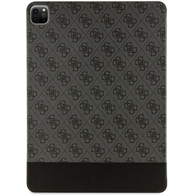 Etui Guess 4G Stripe Allover na iPad Pro 12.9" - czarne