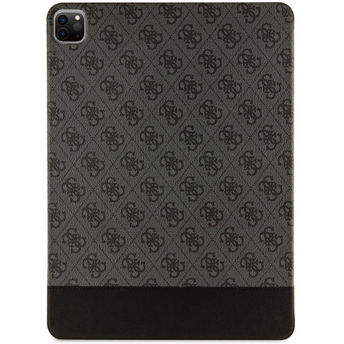Etui Guess 4G Stripe Allover na iPad Pro 12.9" - czarne