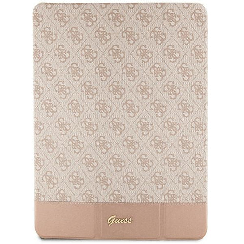 Guess 4G Stripe Allover case for iPad Pro 12.9" - pink