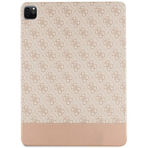 Guess 4G Stripe Allover case for iPad Pro 12.9" - pink