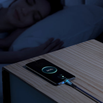 [RETURNED ITEM] Baseus Glimmer Series fast charging cable USB-A - USB-C 100W 480Mbps 1m blue