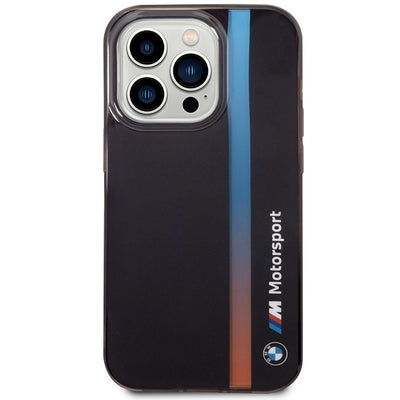 Case BMW BMHCP14L22HVGV iPhone 14 Pro 6.1" black/black IML Tricolor Stripe
