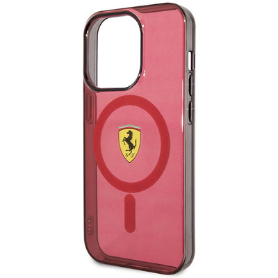 Ferrari FEHMP14LUKR iPhone 14 Pro 6.1" red/red hardcase Translucent Magsafe