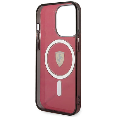 Ferrari FEHMP14LUKR iPhone 14 Pro 6.1" red/red hardcase Translucent Magsafe