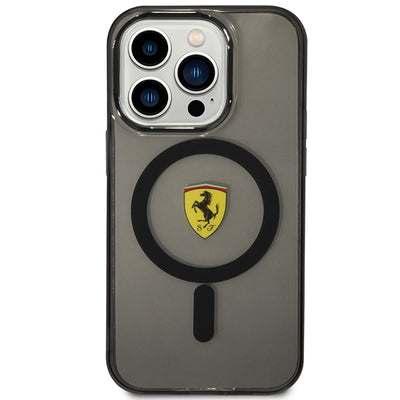 Ferrari FEHMP14XURKK iPhone 14 Pro Max 6.7" black/black hardcase Translucent Magsafe