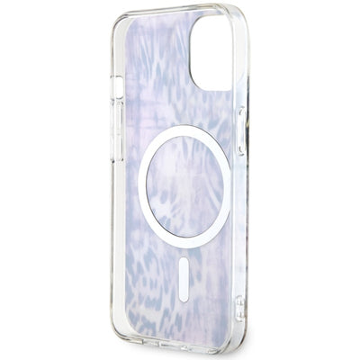 Guess Leopard MagSafe case for iPhone 14 - pink