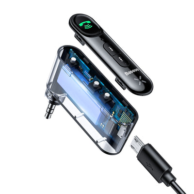 Baseus BSBA-02 (Overseas Edition) Bluetooth AUX transmitter - black