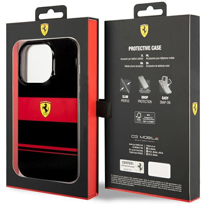 Ferrari FEHMP14XUCOK iPhone 14 Pro Max 6.7&quot; black/black hardcase IMD Combi Magsafe