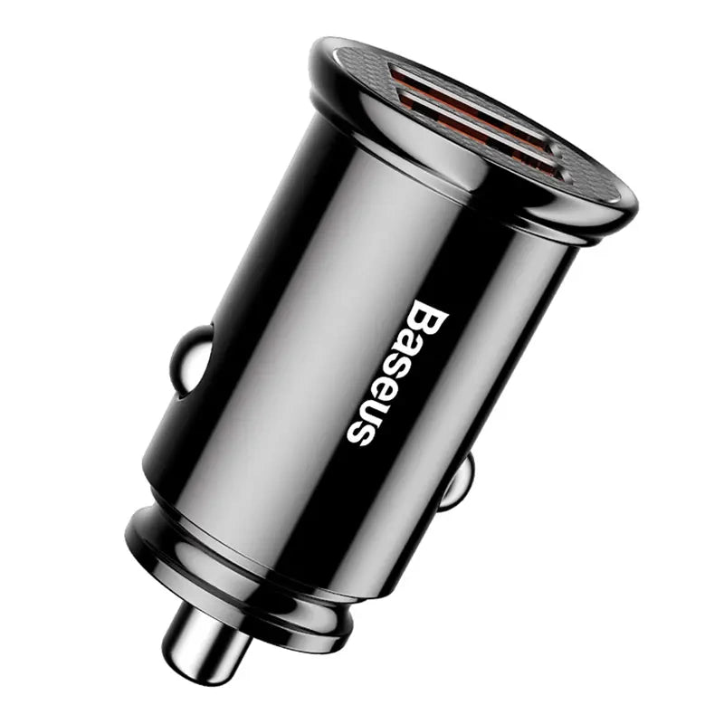 Baseus Circular 2xUSB QC3.0 5A 30W car charger (black) - Product Image 3