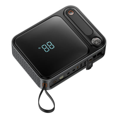 Jump starter Baseus Super Energy Ultra 3000A with power bank 26800 mAh - black