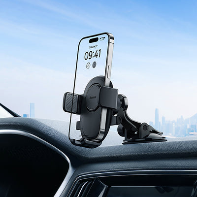 Baseus UltraControl Lite Series car phone holder - black