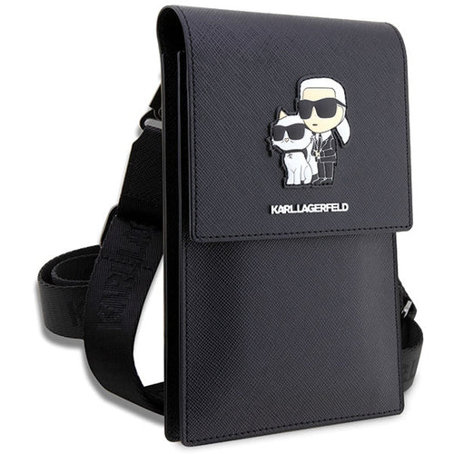 Karl Lagerfeld Handbag KLWBSAKCPMK black/black Saffiano Karl & Choupette