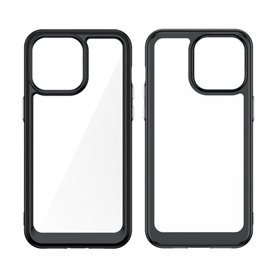 iPhone 15 Pro Max Outer Space Reinforced Case with Flexible Frame - Blue — Hurtel
