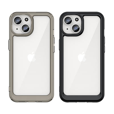 iPhone 15 Plus Outer Space Reinforced Case with Flexible Frame - Blue — Hurtel