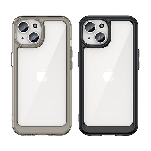 iPhone 15 Plus Outer Space Reinforced Case with Flexible Frame - Blue — Hurtel
