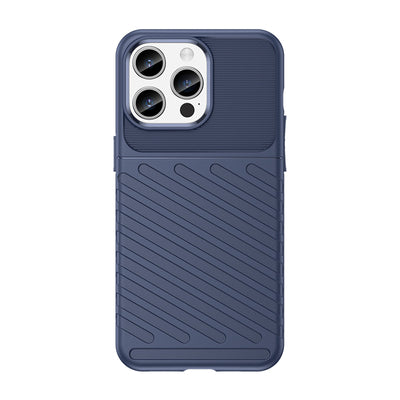 Armored iPhone 15 Pro Max Thunder Case - blue — Hurtel