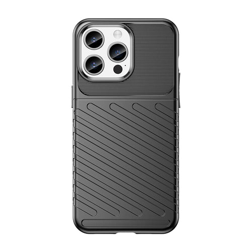 Armored iPhone 15 Pro Max Thunder Case - black — Hurtel