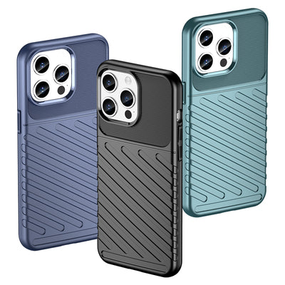 Armored iPhone 15 Pro Max Thunder Case - black — Hurtel