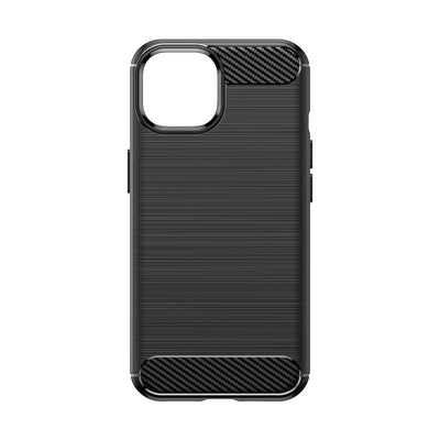 Flexible Carbon Case with a carbon pattern for iPhone 15 - blue — Hurtel