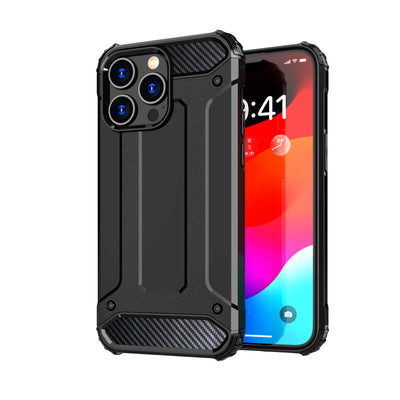 iPhone 15 Pro Max Hybrid Armor case - blue — Hurtel