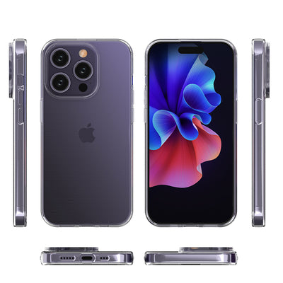 iPhone 15 Pro case from the Ultra Clear series in transparent color — Hurtel