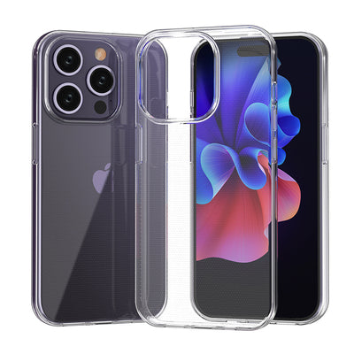 iPhone 15 Pro case from the Ultra Clear series in transparent color — Hurtel