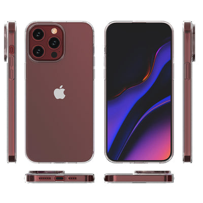 iPhone 15 Pro Max case from the Ultra Clear series in transparent color — Hurtel