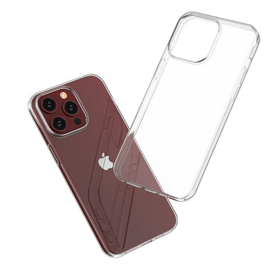 iPhone 15 Pro Max case from the Ultra Clear series in transparent color — Hurtel