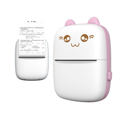 HURC9 Bluetooth Thermal Printer Mini Kitty with App - Pink — Hurtel