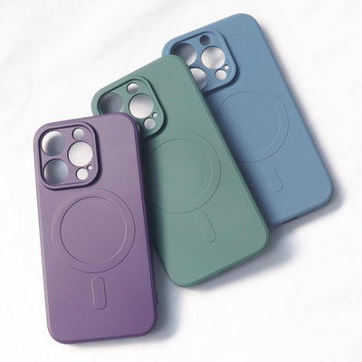 MagSafe Compatible Silicone Case for iPhone 15 Pro Max Silicone Case - Gray — Hurtel