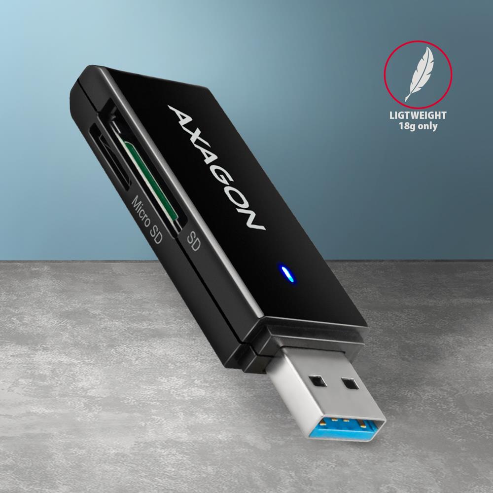 MEMORY READER USB3.2/SD/MICROSD CRE-S2N AXAGON