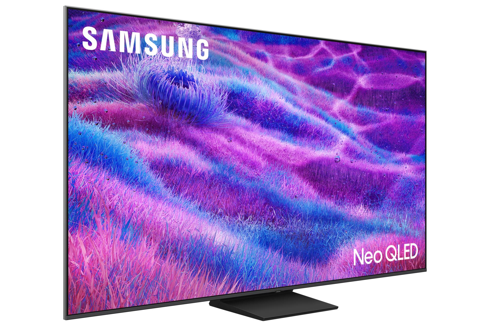 TV Set SAMSUNG 85" 4K/Smart QLED 3840x2160 Tizen Grey QE85QN80FAUXXH