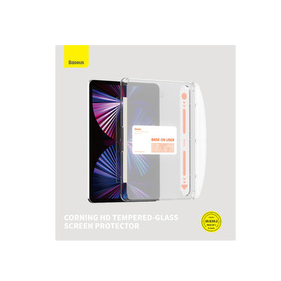 Baseus Crystal tempered glass for iPad 10.2'' (2019/2020/2021) / iPad Air 3 10.5'' + mounting kit - transparent