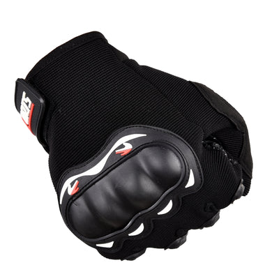 Motorcycle phone gloves with knuckle protector – black — Hurtel