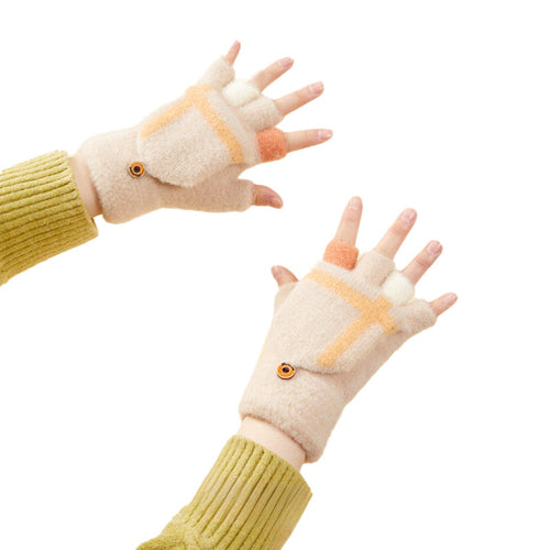 Women's/children's winter phone gloves - white — Hurtel