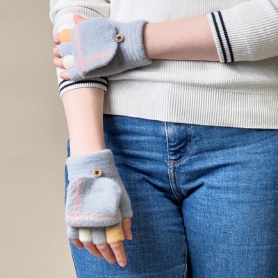 Women's/children's winter phone gloves - gray — Hurtel