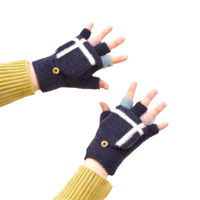 Women's/children's winter phone gloves - black — Hurtel