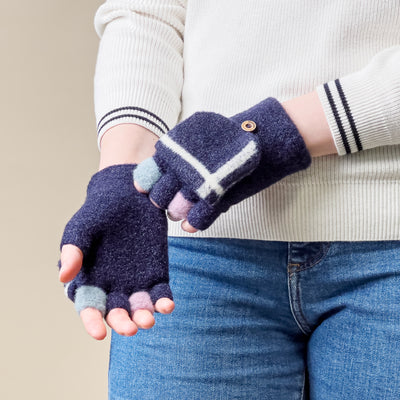 Women's/children's winter phone gloves - black — Hurtel