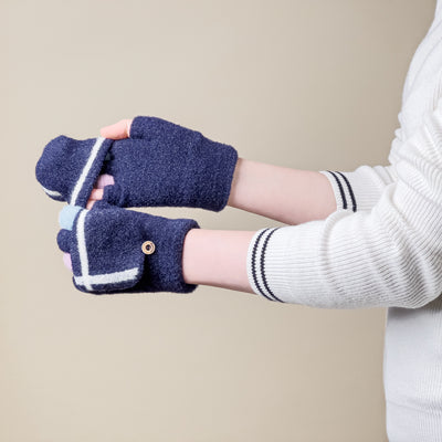 Women's/children's winter phone gloves - black — Hurtel