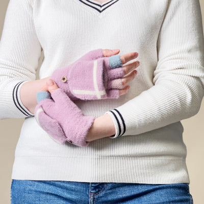 Women's/children's winter telephone gloves - pink — Hurtel