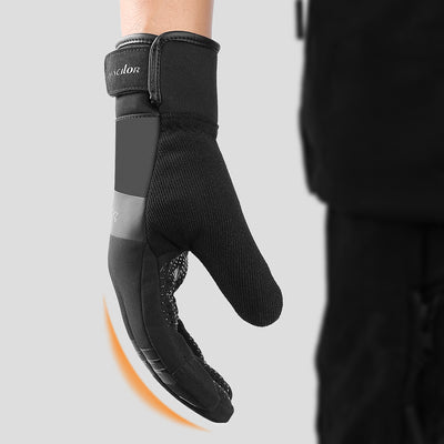 Insulated sports phone gloves (size XL) - black — Hurtel