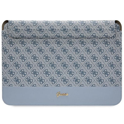 Guess 4G Stripe Metal Logo case for a 14" laptop - blue