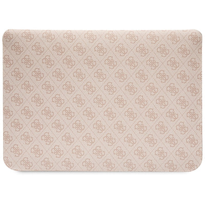 Guess 4G Stripe Metal Logo case for a 14" laptop - pink