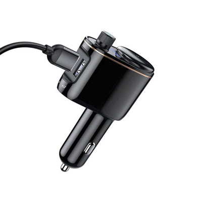 Baseus S-06 Bluetooth/USB car FM transmitter (Overseas Edition) - black